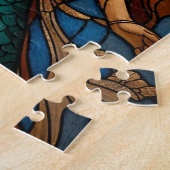 stained glass mermaid puzzle ジグソーパズル (側面)