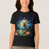 Stained Glass Moonlight Flight Fairy  トライブレンドＴシャツ (正面)