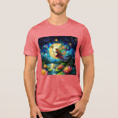 Stained Glass Moonlight Flight Fairy  トライブレンドＴシャツ (正面)