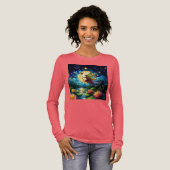 Stained Glass Moonlight Flight Fairy  トライブレンドＴシャツ (正面全体)