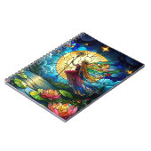 Stained Glass Moonlight Flight Fairy  ノートブック (左側)