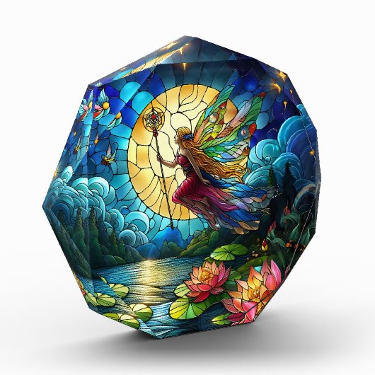 Stained Glass Moonlight Flight Fairy  フォトブロック (左)