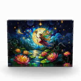 Stained Glass Moonlight Flight Fairy  フォトブロック