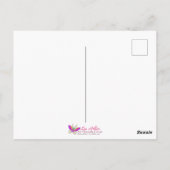 Stained Glass Moonlight Flight Fairy ポストカード (裏面)