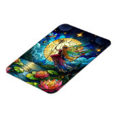 Stained Glass Moonlight Flight Fairy  マグネット (左側)