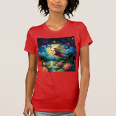 Stained Glass Moonlight Flight Fairy  Tシャツ (正面)