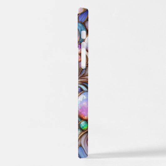 Stained glass mosaic iPhoneケース (左側面)