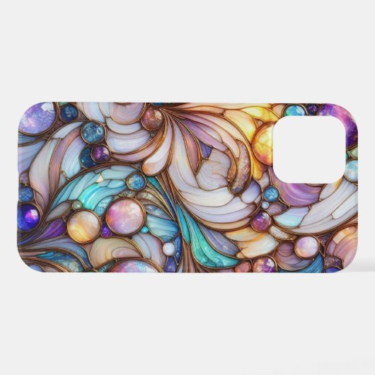 Stained glass mosaic iPhoneケース (裏面横)