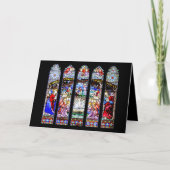 Stained Glass Nativity Scene シーズンカード (正面)