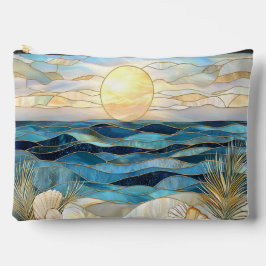 Stained Glass Ocean Sunset Accessory Pouch アクセサリーポーチ