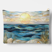 Stained Glass Ocean Sunset Accessory Pouch アクセサリーポーチ (裏面)