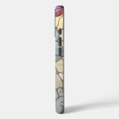 Stained Glass Orchid Flowers  Case-Mate iPhoneケース (裏面 / 左)