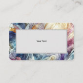 Stained glass pastel colourful abstract 名刺 (正面)