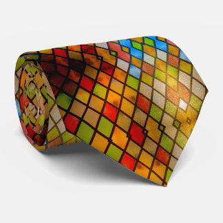 Stained Glass Pattern Church Tie ネクタイ