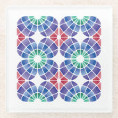 Stained Glass (Pattern - Daylight) ガラスコースター (正面)