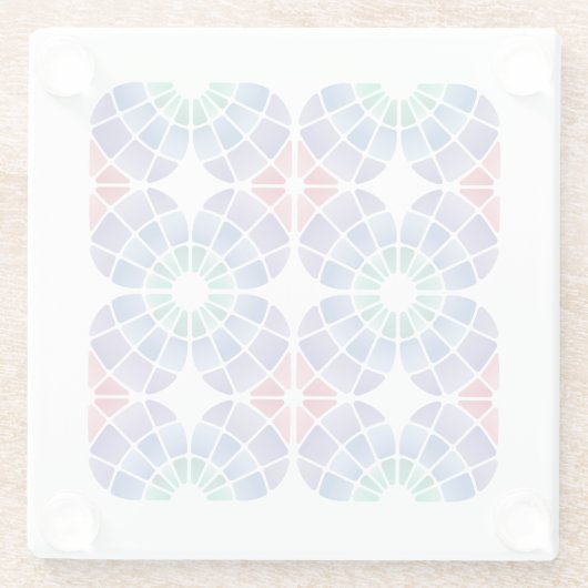 Stained Glass (Pattern - Daylight) ガラスコースター (裏面)