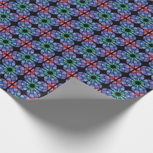Stained Glass (Pattern - Midnight) ラッピングペーパー (角)