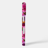 Stained glass pink red flowers  Case-Mate iPhoneケース (裏面 / 右)