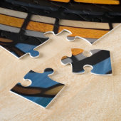 Stained-glass rabbit jigsaw puzzle ジグソーパズル (側面)