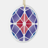 Stained Glass (Radial - Daylight) セラミックオーナメント (右)