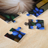 Stained Glass Ragdoll Cat Jigsaw Puzzle ジグソーパズル (側面)