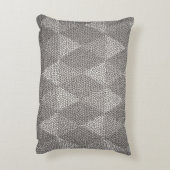 Stained Glass Silver Diamond Pattern アクセントクッション (裏面(縦))