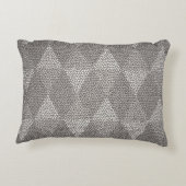 Stained Glass Silver Diamond Pattern アクセントクッション (裏面)