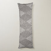 Stained Glass Silver Diamond Pattern ボディピロー (裏面 (縦))