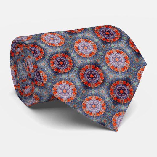 Stained Glass Stars Neck Tie ネクタイ (ロール)