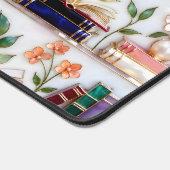 Stained Glass Style Bookshelf Desk Mat デスクマット (コーナー)