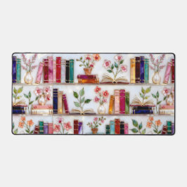 Stained Glass Style Bookshelf Desk Mat デスクマット