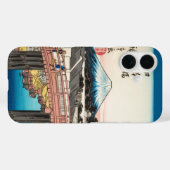 Stained Glass Ukiyo-e: Mount Fuji & Nihonbashi Bri Case-Mate iPhoneケース (裏面 (横))