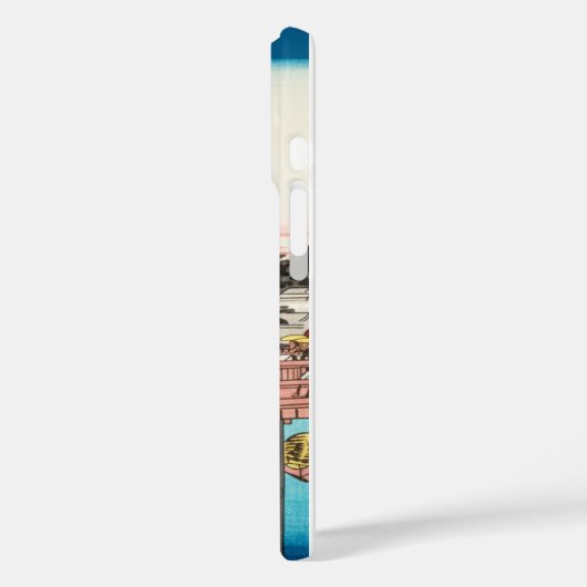 Stained Glass Ukiyo-e: Mount Fuji & Nihonbashi Bri Case-Mate iPhoneケース (裏面 / 左)