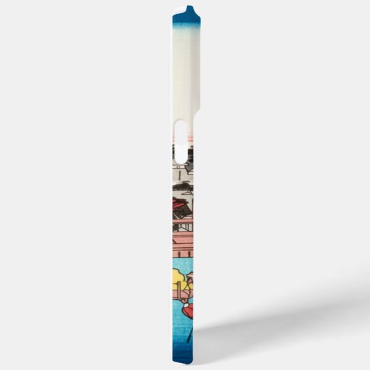 Stained Glass Ukiyo-e: Mount Fuji & Nihonbashi Bri Case-Mate iPhoneケース (裏面 / 右)