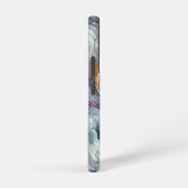 Stained glass wave samsung galaxyケース (右側面)