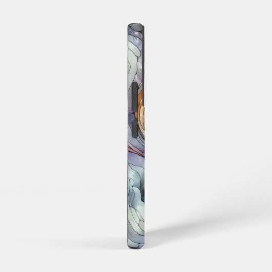 Stained glass wave samsung galaxyケース (右側面)