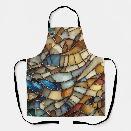 Stained Glass Waves エプロン (正面)