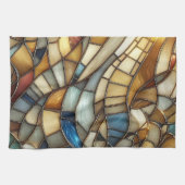 Stained Glass Waves キッチンタオル (横)