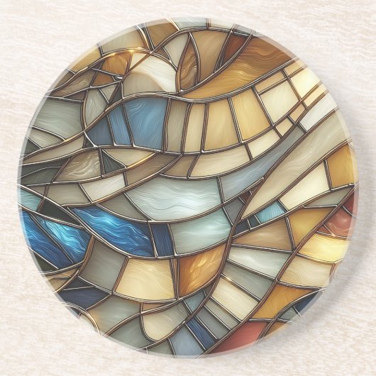 Stained Glass Waves コースター (正面)
