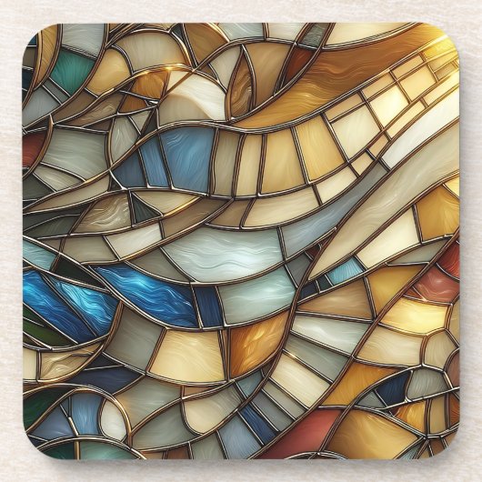 Stained Glass Waves コースター (正面)