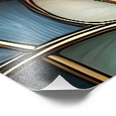 Stained Glass Waves フォトプリント (角)