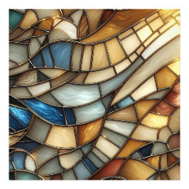 Stained Glass Waves フォトプリント