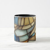Stained Glass Waves マグカップ (中央)