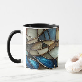 Stained Glass Waves マグカップ