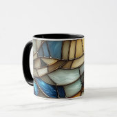 Stained Glass Waves マグカップ (正面左)