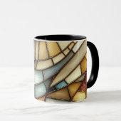 Stained Glass Waves マグカップ (正面右)