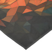 Stained Glass Wildlife Mountain Sunset Bear テーブルクロス (アングル)