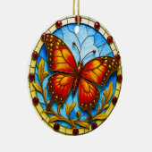 Stained glass window butterfly セラミックオーナメント (右)