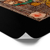 Stained Glass Window Design of St. Gobnait ポスター (角)