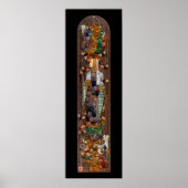 Stained Glass Window Design of St. Gobnait ポスター (正面)